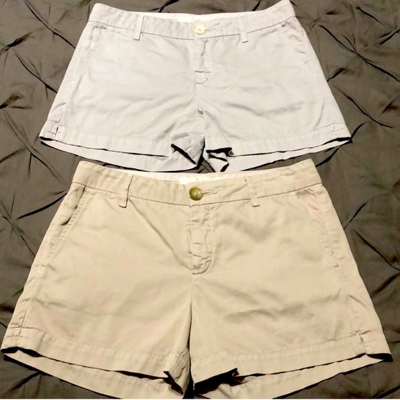 Joie Pants - Joie Grey & Khaki Shorts (Set of 2)